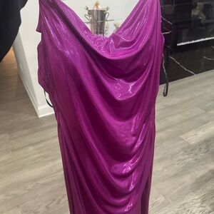 Elegant Purple Women's Dress